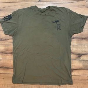 Nine Line Olive T-Shirt - Size XL